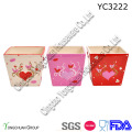 Ceramic Square Plant Pots Set for Decorative